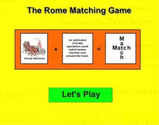Ancient Rome Matching Game - Interactive