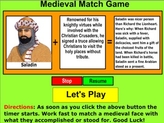Terms of the Medieval Ages Game - Interactive